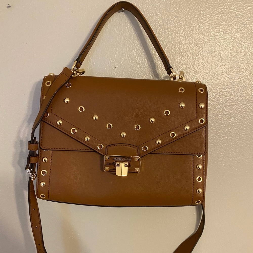 Micheal Kors Crossbody with Gold Accents